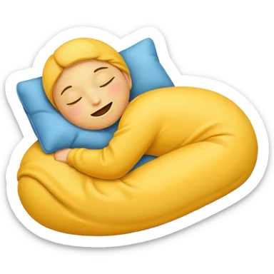 sleeping emoji sticker