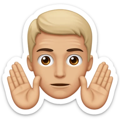 Repo game character saying fuck andrew  sticker