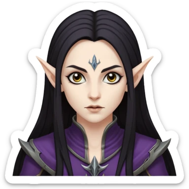 Dark elf sticker
