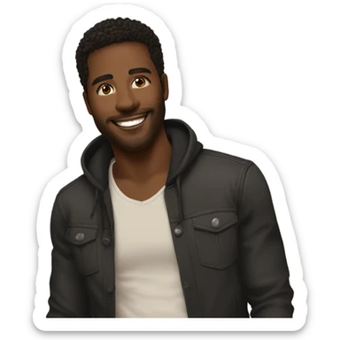 Portrait, American Male, Gay, Feminine 23	Black	Handsome features, soulful brown eyes, infectious smile	Aspiring musician sticker