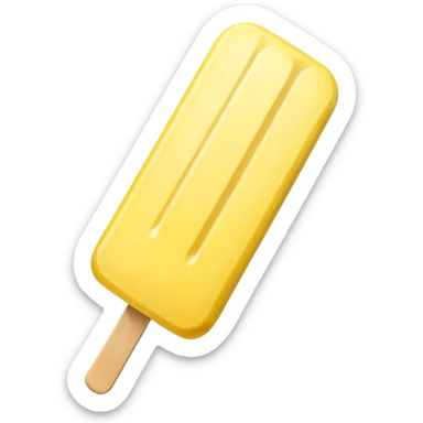 make a popsicles Banana sticker