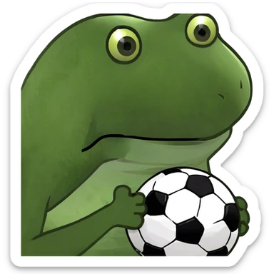 Shit soccer sticker