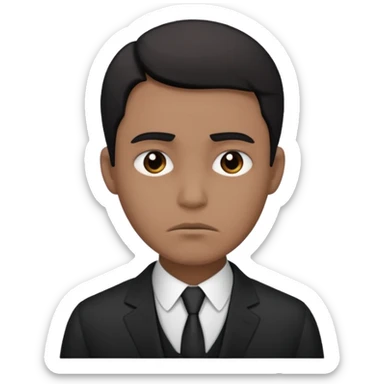 Con sueño triste de hombre  sticker