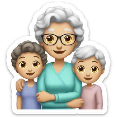 Granny with family sticker