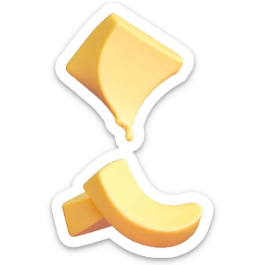 butter curl, extra glossy, dramatic lighting sticker