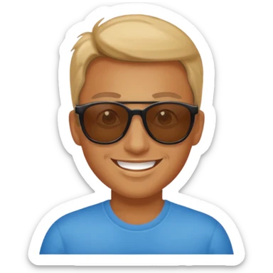 emoji que transmita el concepto de navegar por le mundo sticker