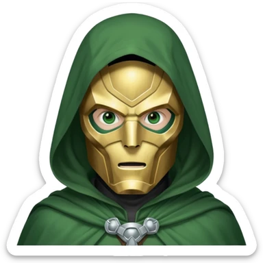 Doctor Doom with most villainious sticker