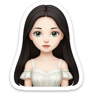 Samara in the ring movie sticker