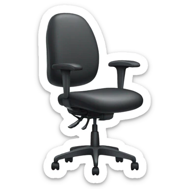 ergonomic office chair sticker
