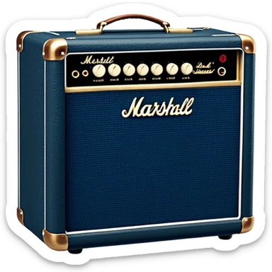 сгенери иконку накладных наушников в стиле Marshall.

Узнаваемая форма квадртаных чашек Marshall, аккуратные швы, мягкие амбушюры, прочное оголовье.
Логотип Marshall на чашках, выполненный в фирменном стиле.

 sticker