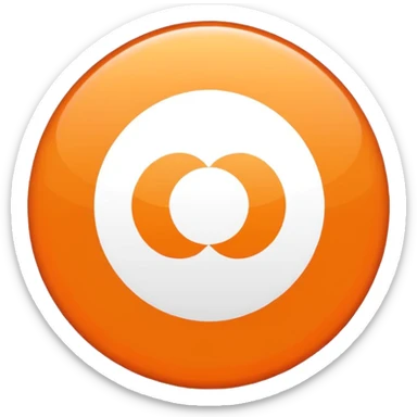 Make a flag in which fully white and in centre a circle of color orange sticker