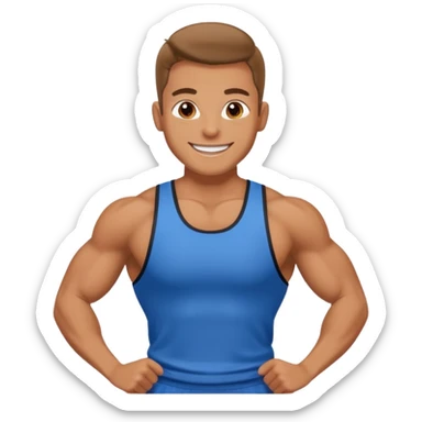 Gym trainer sticker