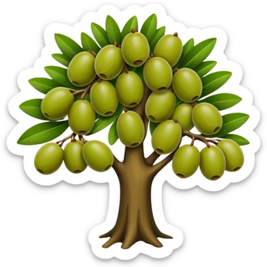 Árbol de aceitunas sticker