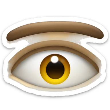 I want an emoji that pulls the bottom of the eye down with a finger to show that he doesn't believe what is written sticker