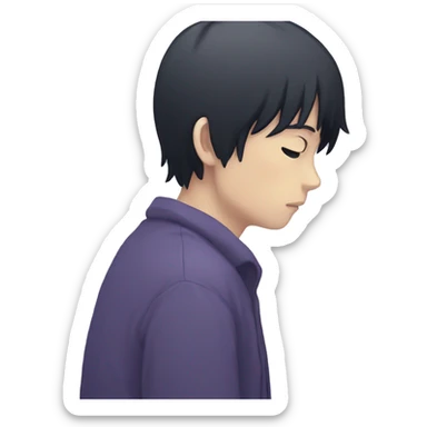 Omori sad sticker