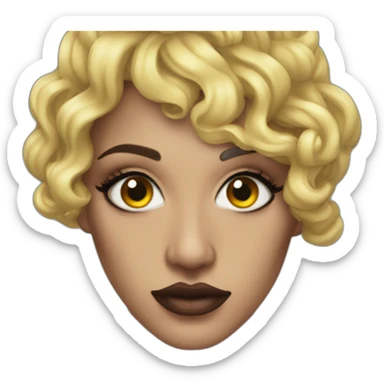 Médusa makup sticker