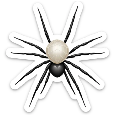 spider web nest sticker