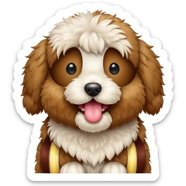 mini Goldendoodle  sticker