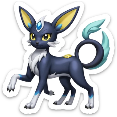 Meloetta-Umbreon-Absol-Zekrom-Gatomon-Pteromon-hybrid sticker
