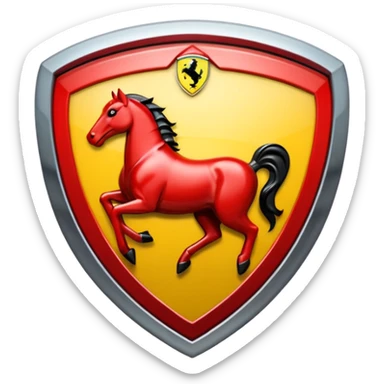 Ferrari logo sticker