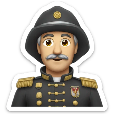 famous german warlod sticker