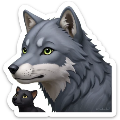 Fai un emoji per ognuno di questi personaggi del libro della giungla: Akela, Bagheera, Baloo, Kaa, fratel Bigio, Raska, Rama, Ikki, Chill e Mang sticker