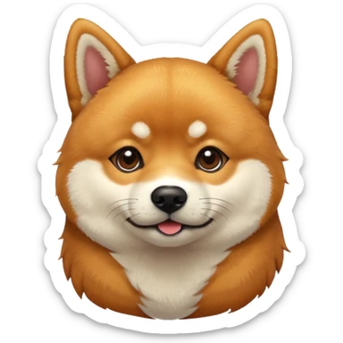 shiba inu le plus beau du monde sticker