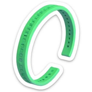 green bracelet sticker