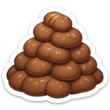 this is fine poop sticker