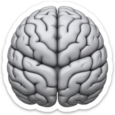 Un cerebro  sticker