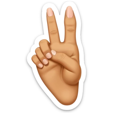 Toes flipping a middle finger sticker