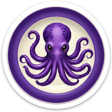 cooked octopus sticker