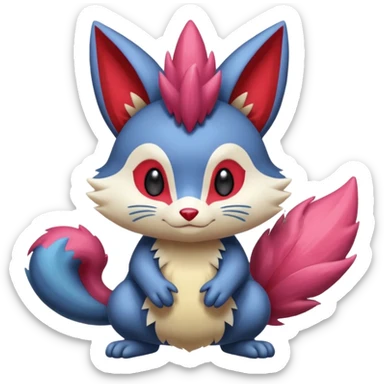 Weavile-Furret-fusion sticker