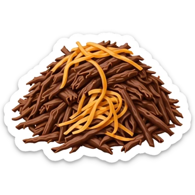 shredded beef sticker