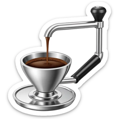 portafilter for an espresso machine sticker