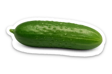 Cucumber sticker