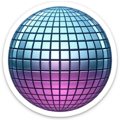 Disco Ball, Unicode U+1FAA9 + 1 sticker