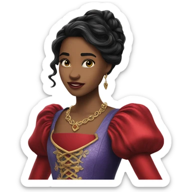 Princess red from descendants the rise of red sticker