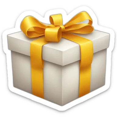 Cadeau sur girlande sticker