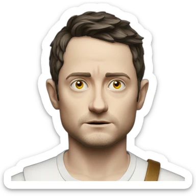 elijah wood serious sticker