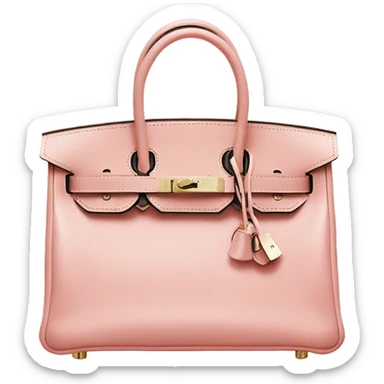 light pink hermes birkin bag sticker
