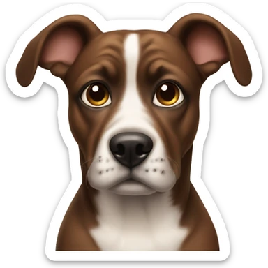 raised eyebrow dog sticker
