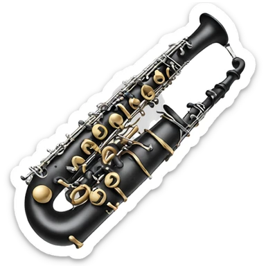 the instrument oboe sticker