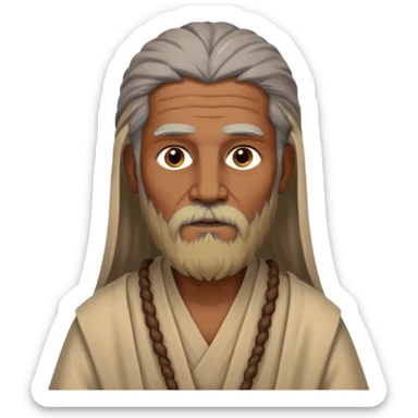 Calanus the Indian Sage in 327 BCE before a funeral pyre sticker