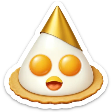 Huevo frito de fiesta sticker