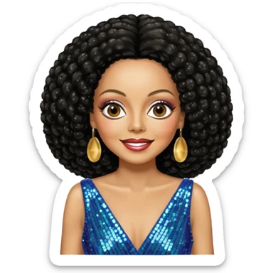 Diana Ross sticker
