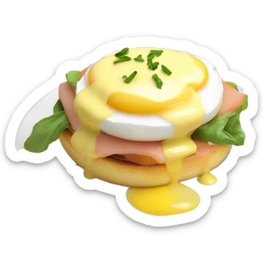 eggs benedict sticker