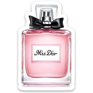 Miss dior perfume sticker