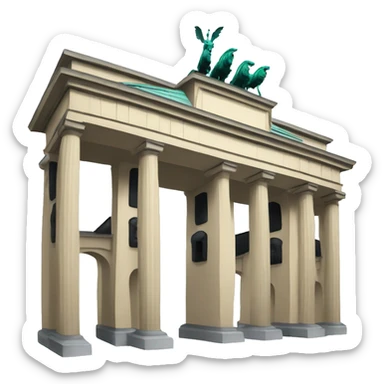 Brandenburg Gate sticker