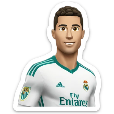 Cristiano Ronaldo doing de the suii sticker